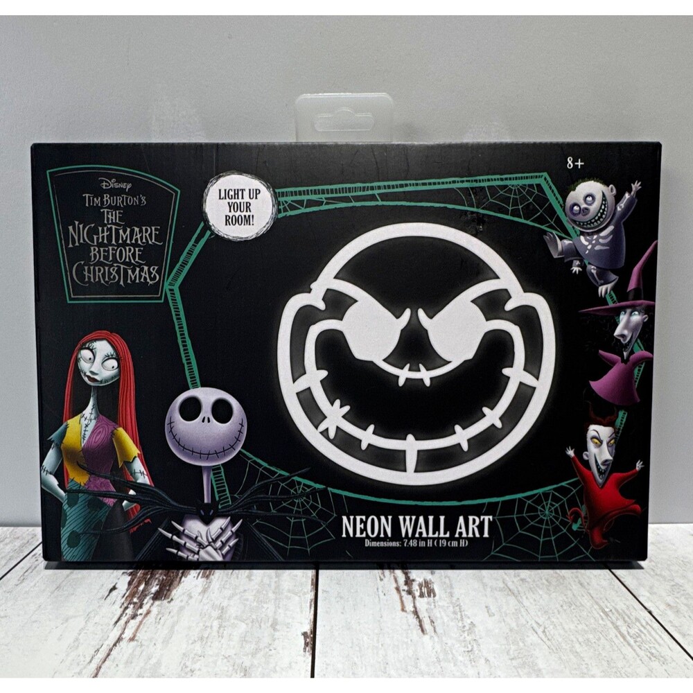 Disney The Nightmare Before Christmas Neon Wall Art LED Mood Light